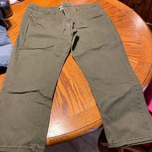 Jacklyn smith size 18 green jeans skinny